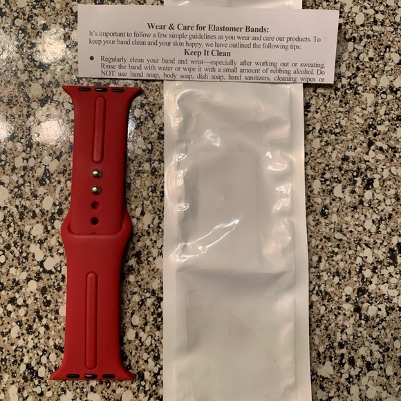 Silicon Watch Band for Apple Watch - Picture 1 of 2